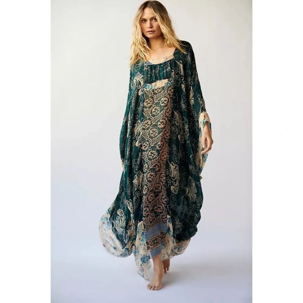 Anna Sui Upcycle Kaftan By Free People